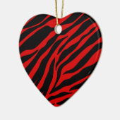 Rotzebra Keramikornament (Links)