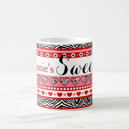 Rotzebraherz Sweet 16 Tasse (Mittel)