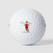 Rotzeitgolfball Golfball (Vorderseite)