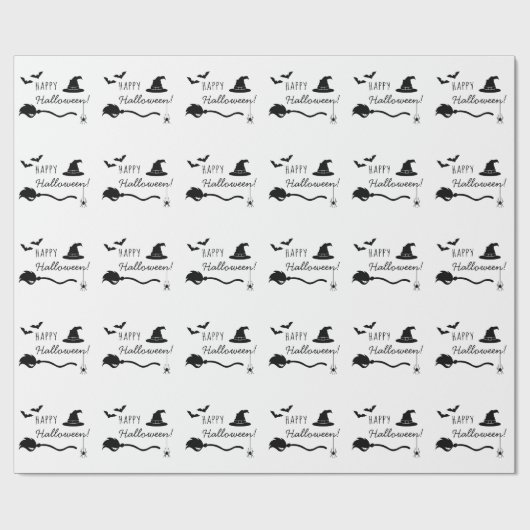 Rotzhut und Broom mit Spinne und Fledermaus Geschenkpapier (Flach)