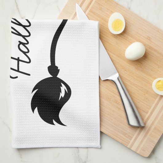 Rotzhut und Broom mit Spinne und Fledermaus Geschirrtuch (Viertel Falte)