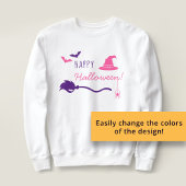 Rotzhut und Broom mit Spinne und Fledermaus Sweatshirt