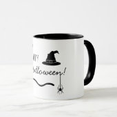 Rotzhut und Broom mit Spinne und Fledermaus Tasse (VorderseiteRechts)