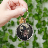 Rotzhut und Fledermaus-Untersetzer Schlüsselanhänger (Hand)