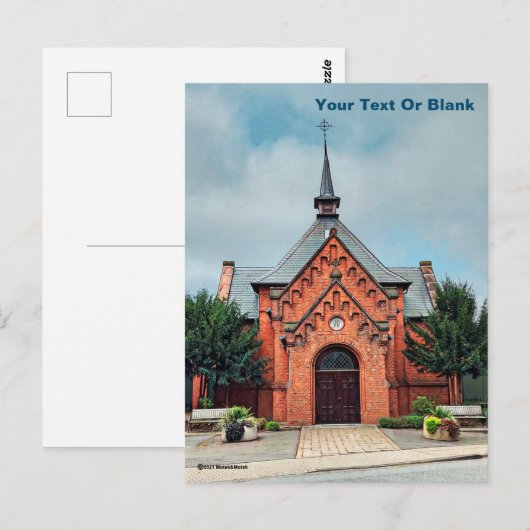 Rotziegelkirche, Bielefeld Postkarte (Vorne/Hinten)