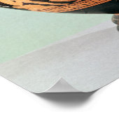 Rotziegelkrater Poster (Ecke)