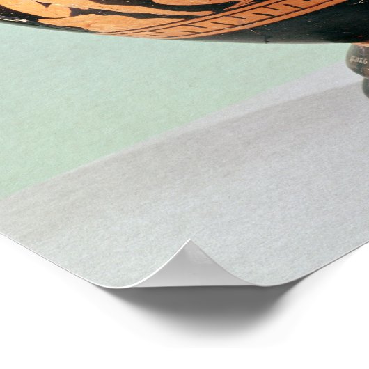 Rotziegelkrater Poster (Ecke)