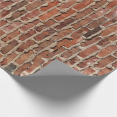 Rotziegelpapier Geschenkpapier (Ecke)