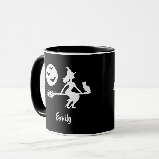 Rotzunge auf einem schwarzen und weißen Raum mit N Tasse (Vorderseite Links)