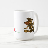 "Rotzunge auf Rädern - Skate-Stil Kaffeetasse (VorderseiteRechts)