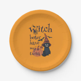 Rotzunge besser meinen Thunfisch haben Pappteller