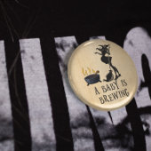 Rotzunge Brauen Mutterschafts-Babydusche Butto Button