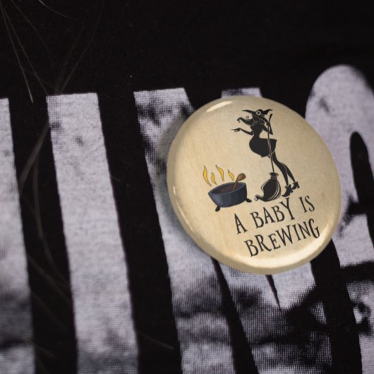 Rotzunge Brauen Mutterschafts-Babydusche Butto Button