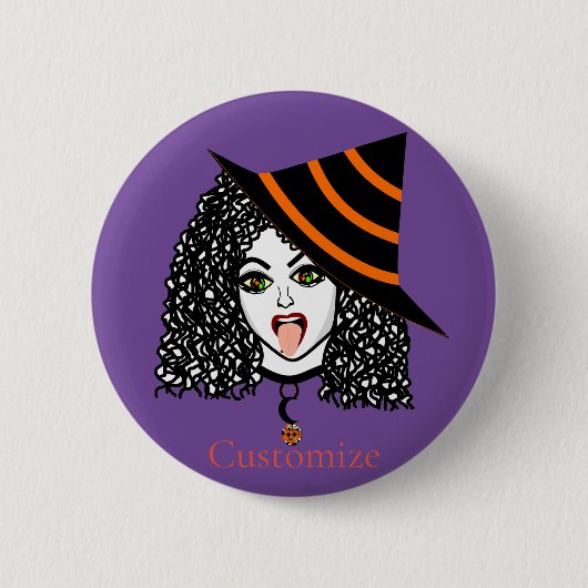 Rotzunge Button (Vorderseite)