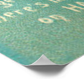 Rotzunge Crescent Moon Kürbislaterne Poster (Ecke)