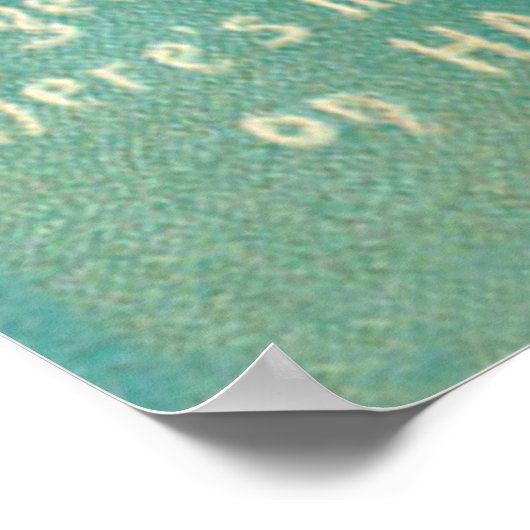 Rotzunge Crescent Moon Kürbislaterne Poster (Ecke)