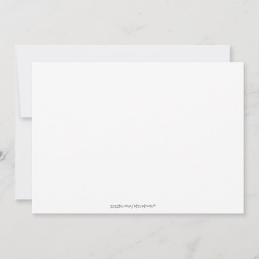 Rotzunge Einladung (Rückseite)