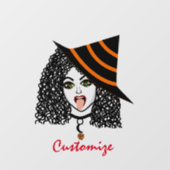 Rotzunge Fensteraufkleber (Blatt)