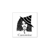 Rotzunge Gummistempel (Prägung)