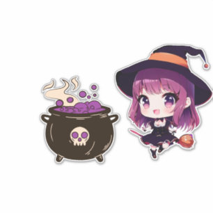 Rotzunge/Halloween/Herbst/Oktober Aufkleber
