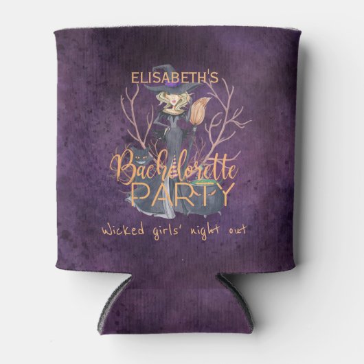 Rotzunge Halloween-Junggeselinnen-Abschied Dosenkühler (Vorderseite)