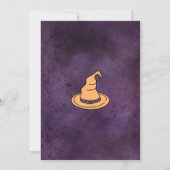 Rotzunge Halloween-Junggeselinnen-Abschied Einladung (Rückseite)