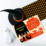 Rotzunge Halloween-Party Einladung<br><div class="desc">© 2010 Sozialite Designs. Machen Sie sich bereit, mit unserer Party Einladung zu Halloween-Kostümen einen Zauber auf Ihre Freunde zu werfen. Diese eindrucksvolle Einladung eignet sich perfekt für Ihre spöttische Ansammlung. Passen Sie es an und schicken Sie es an Hexen und Hexenmeister für eine Nacht des Vergnügens! Große Einladung für...</div>
