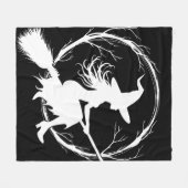 Rotzunge im Flight Fleece Blanket (Vorderseite (Horizontal))