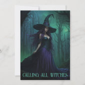 Rotzunge im Lila und schwarzen Party Einladung (Vorderseite)