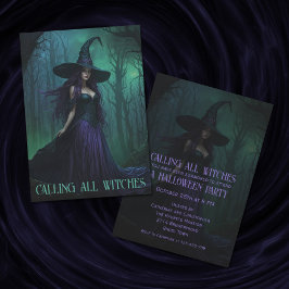 Rotzunge im Lila und schwarzen Party Einladung