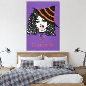 Rotzunge Leinwanddruck (Insitu (Schlafzimmer))