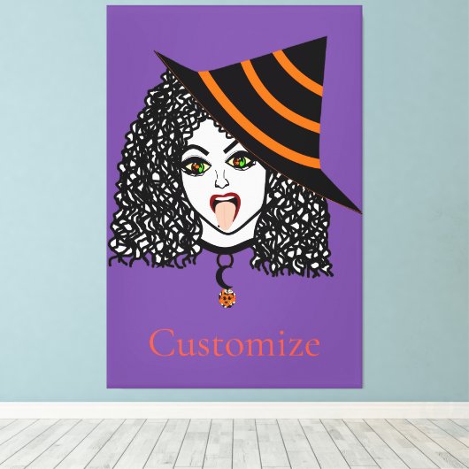 Rotzunge Leinwanddruck (Insitu (Holzboden))