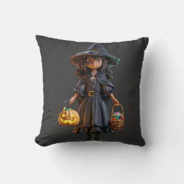 Rotzunge mit bunten Bonbons und Jack-o''lanter Kissen