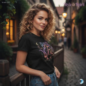 Rotzunge Moderne Womens Halloween-T - Shirt