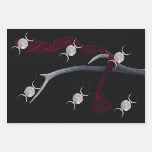 Rotzunge-Papier für Triple Moon Geschenkpapier Set (Vorderseite)