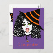 Rotzunge Postkarte (Vorne/Hinten)