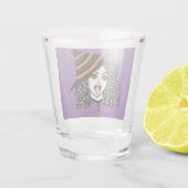 Rotzunge Schnapsglas (Rückseite)