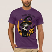 Rotzunge T - Shirt - Stilvolle Halloween Wit (Vorderseite)