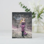 Rotzunge und Schwarze Katzen Postkarte (Stehend Vorderseite)