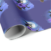 Rotzunge - Wicca Halloween 1 Geschenkpapier (Rolleneckpunkt)