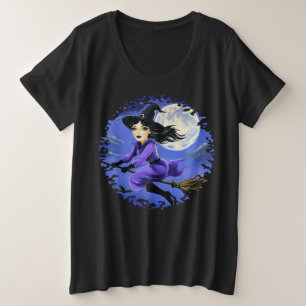 Rotzunge - Wicca Halloween 7 Große Größe T-Shirt