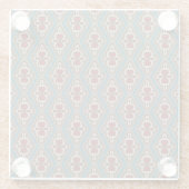 Rotzyanskopper Azulejos Tile Pattern Elegance Glasuntersetzer (Rückseite)