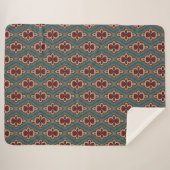 Rotzyanskopper Azulejos Tile Pattern Elegance Sherpadecke (Vorderseite (Horizontal))