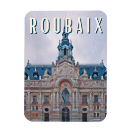 Roubaix Foto Vintage Magnet