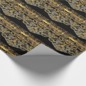 Roubaix Verziert Baroque Geschenkpapier (Ecke)