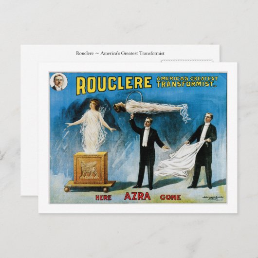 Rouclere ~ Amerikas Bester Transformator Postkarte (Vorne/Hinten)