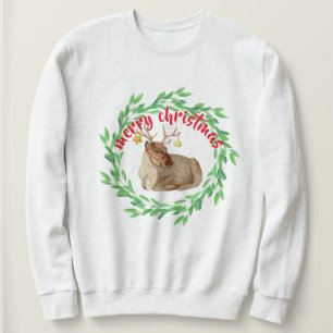 Roudolf The Red Nose Rentier Weihnachtsdesign Sweatshirt