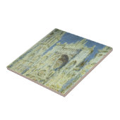 Rouen Cathedral West Facade Sunlight, Claude Monet Fliese (Seite)