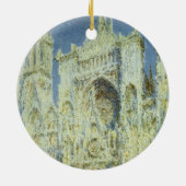 Rouen Cathedral West Facade Sunlight, Claude Monet Keramikornament (Hinten)