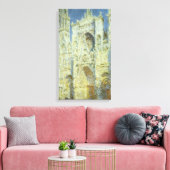 Rouen Cathedral West Facade Sunlight, Claude Monet Leinwanddruck (Insitu (Wohnzimmer))